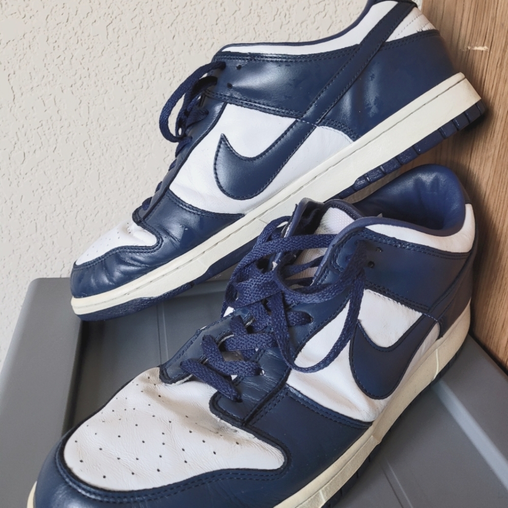 Nike Blue and White lo-top Sz 13